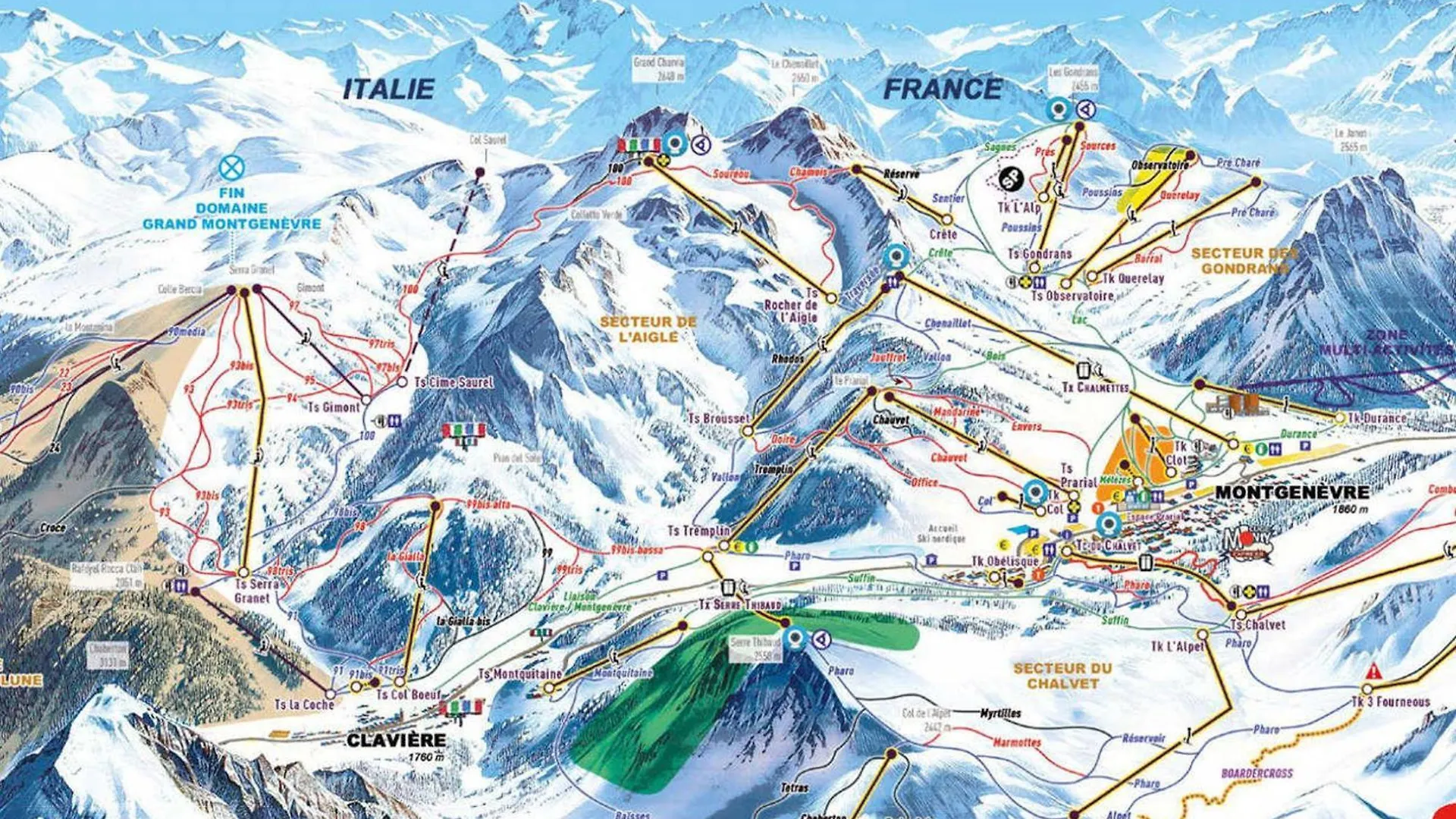 Apartment Appartement 6 Pers. A Montgenevre - Proche Pistes, Commerces, Parking Prive, Animaux Acceptes - Fr-1-445-58